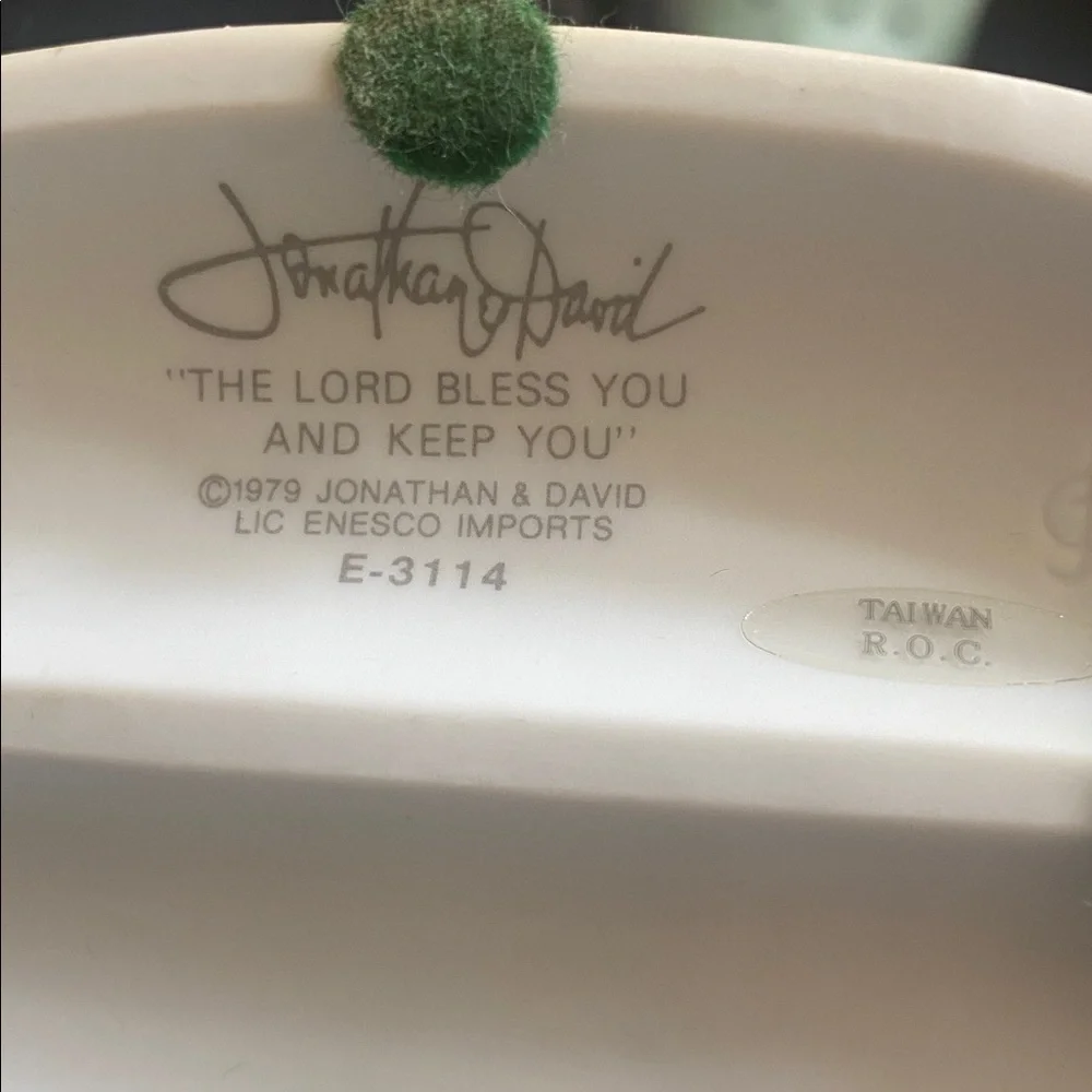 Precious Moments The Lord Bless You and Keep You Bride & Groom Cake Topper 1979